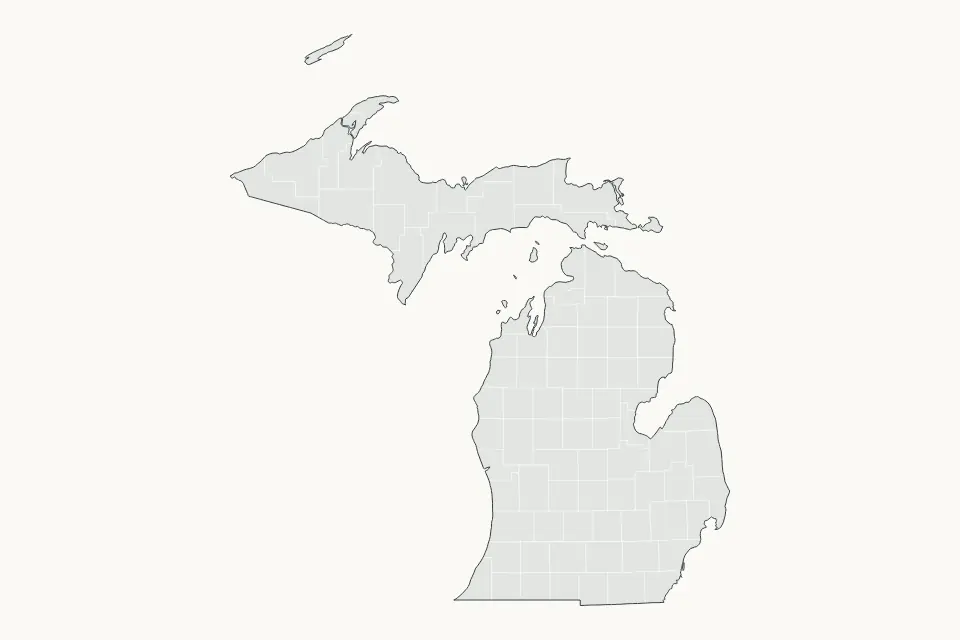 Michigan Highlight map preview