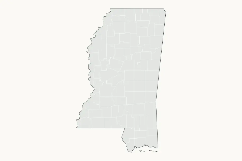 Mississippi Highlight map preview