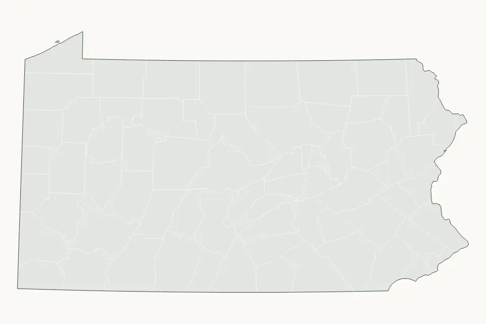 Pennsylvania Highlight map preview