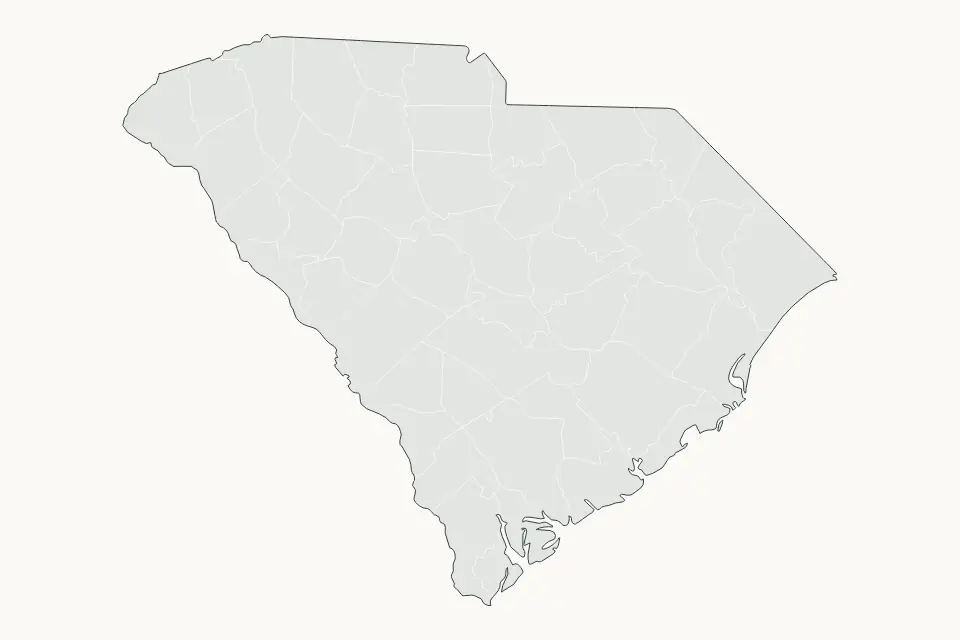 South Carolina Highlight map preview
