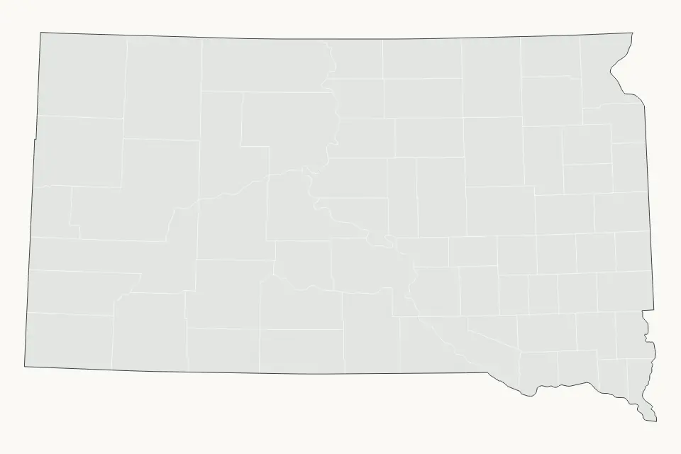 South Dakota Highlight map preview