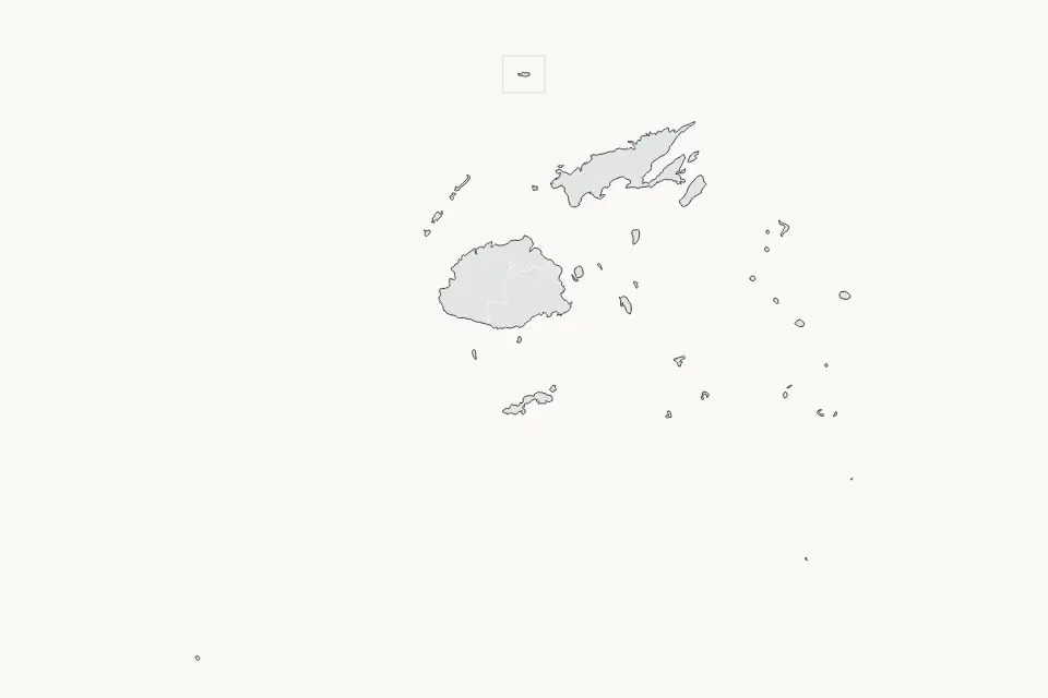 Vista previa del mapa Destacado de Fiji