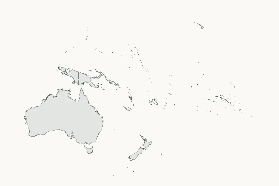 Vista previa del mapa Destacado de Oceania