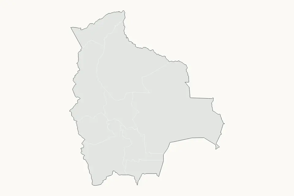 Vista previa del mapa Destacado de Bolivia