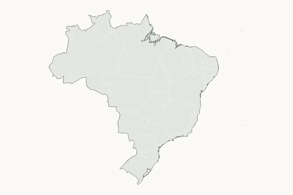Vista previa del mapa Destacado de Brazil