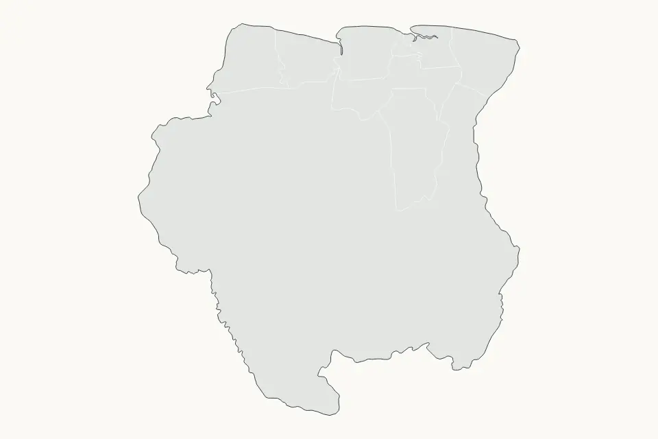 Suriname Highlight map preview