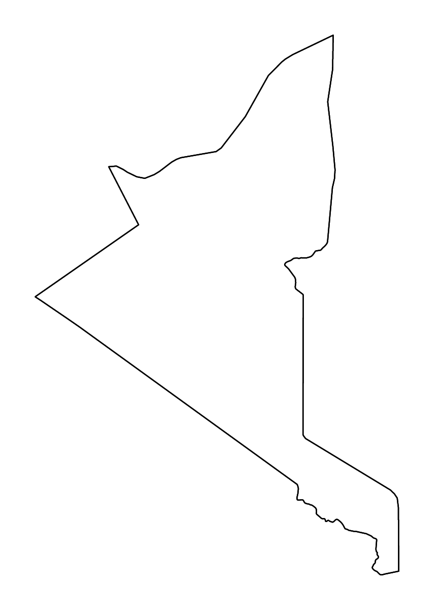 Mapa de contorno de Adrar, Algeria con ríos.