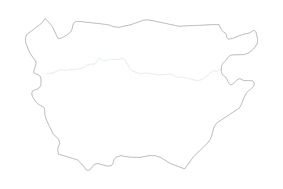 Aïn Defla outline map preview