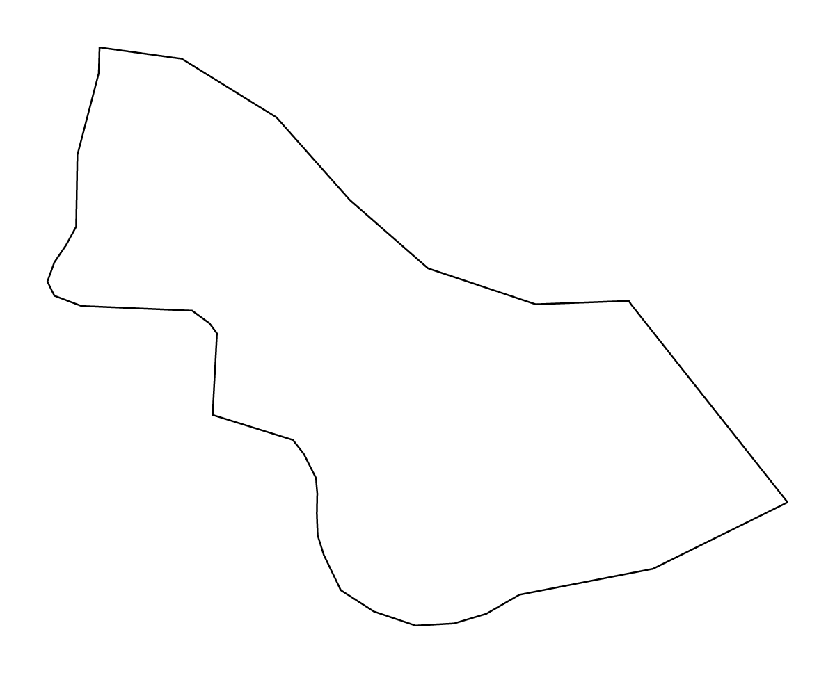 Mapa de contorno de Algiers, Algeria.