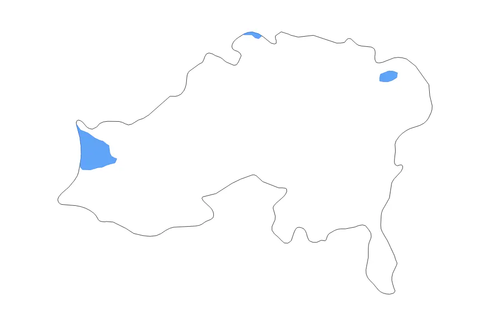 Carte de Batna, Algeria de type contour et lacs pour Afrique, montrant contour et lacs avec des éléments hydrographiques comme Chott el Hodna, Chott Beïda et Sebkhet Djenndli.