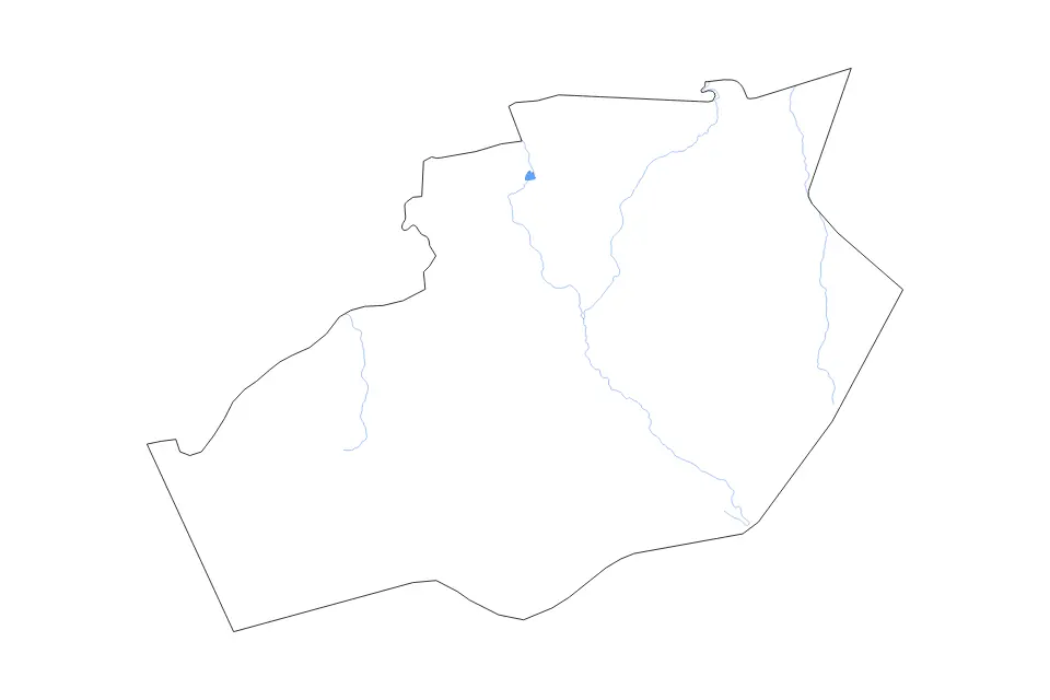 Béchar outline map preview