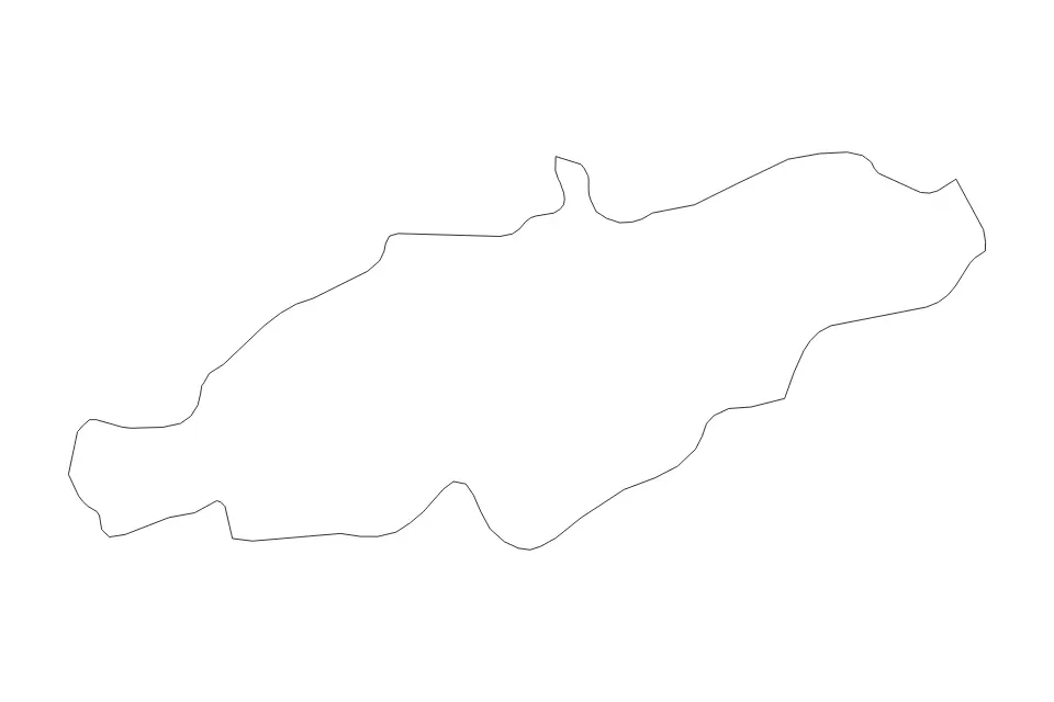 Vista previa del mapa de contorno de Blida