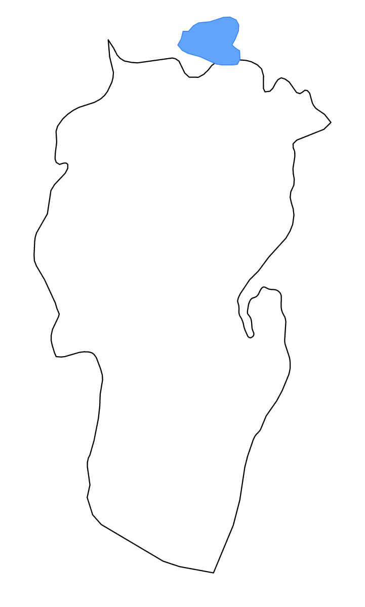 Carte de contour de Khenchela, Algeria avec lacs et rivières.