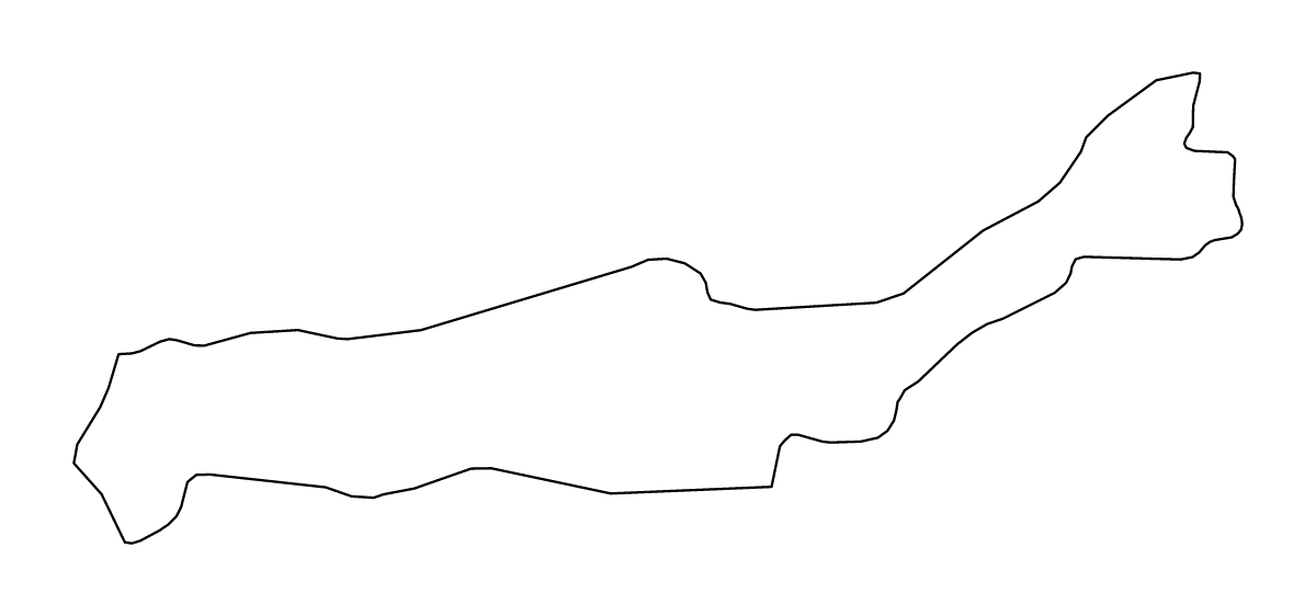 Carte de contour de Tipasa, Algeria.