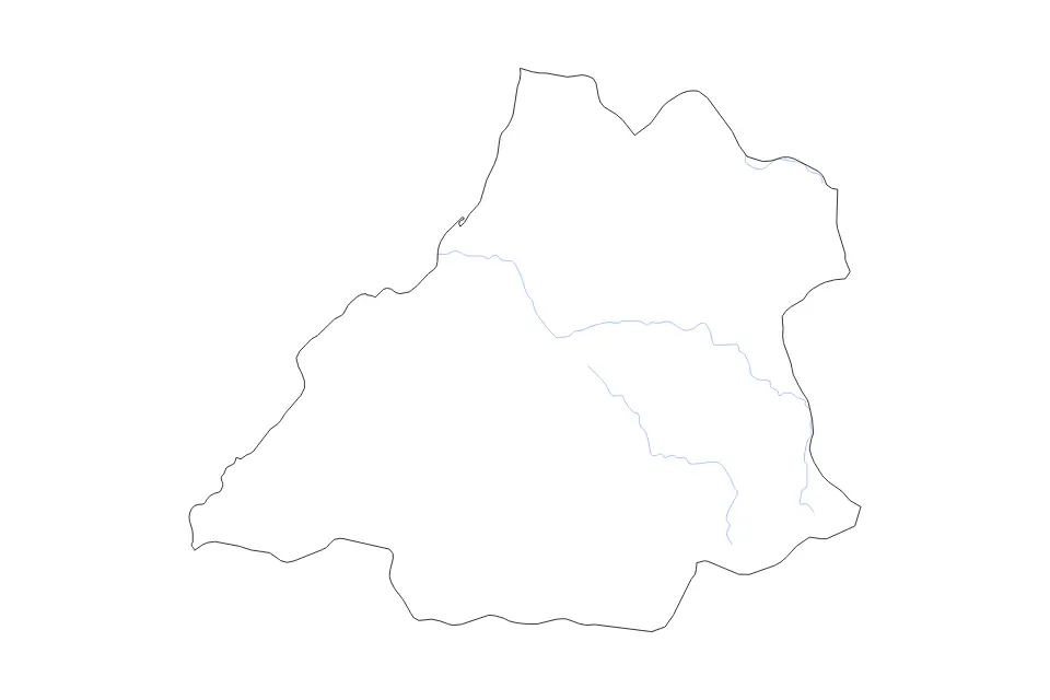 Benguela outline map preview