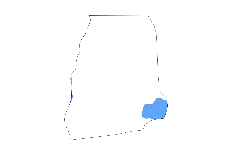 Atlantique outline map preview