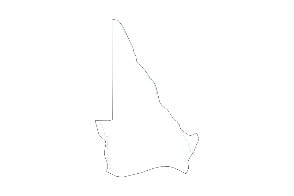 Aperçu de la carte de contour de Kouffo