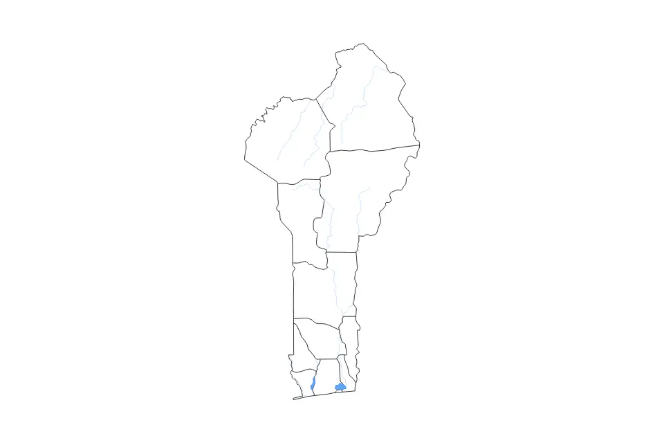 Benin outline map preview