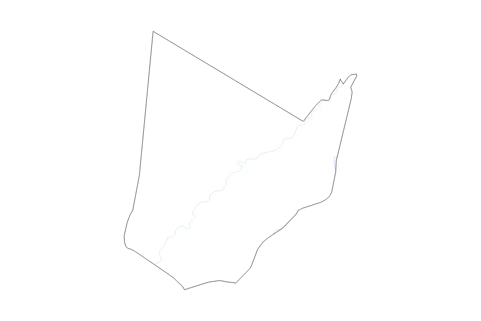 Aperçu de la carte de contour de Kgatleng
