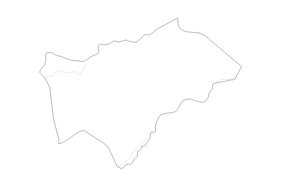 Aperçu de la carte de contour de Komondjari