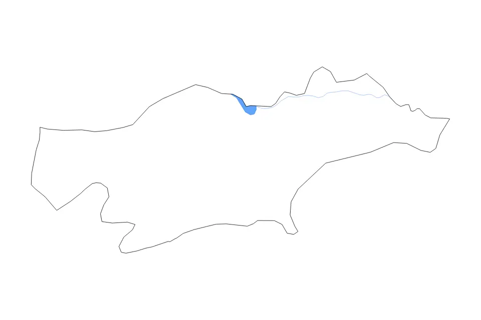 Mapa de Passoré, Burkina Faso de tipo contorno, lagos y ríos para África, con contorno, lagos y ríos con elementos de agua como Barrage Oumarou Kanazoé.