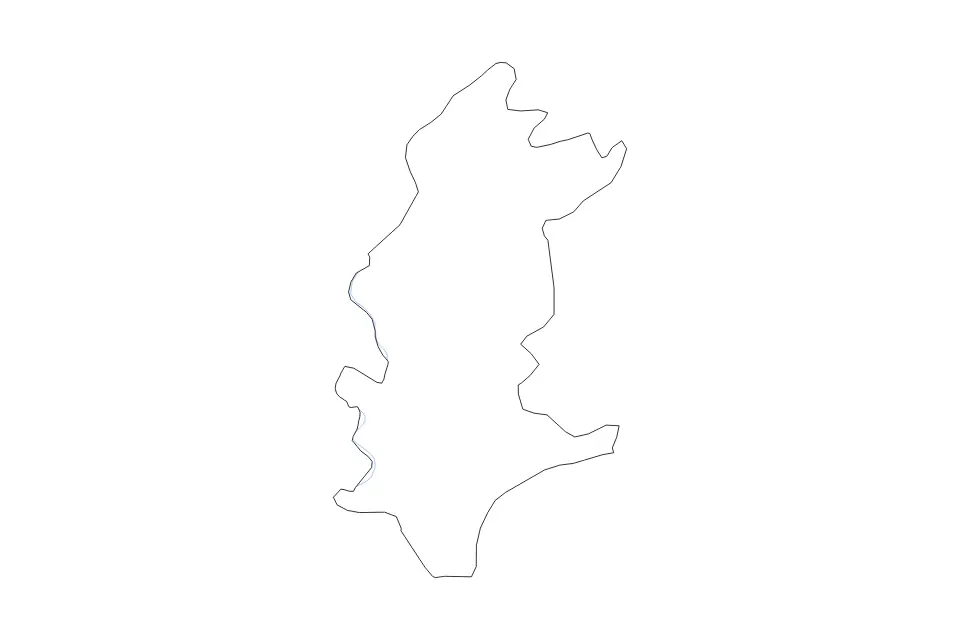 Carte de Sanguié, Burkina Faso de type contour et rivières pour Afrique, montrant contour et rivières avec des limites nettes.