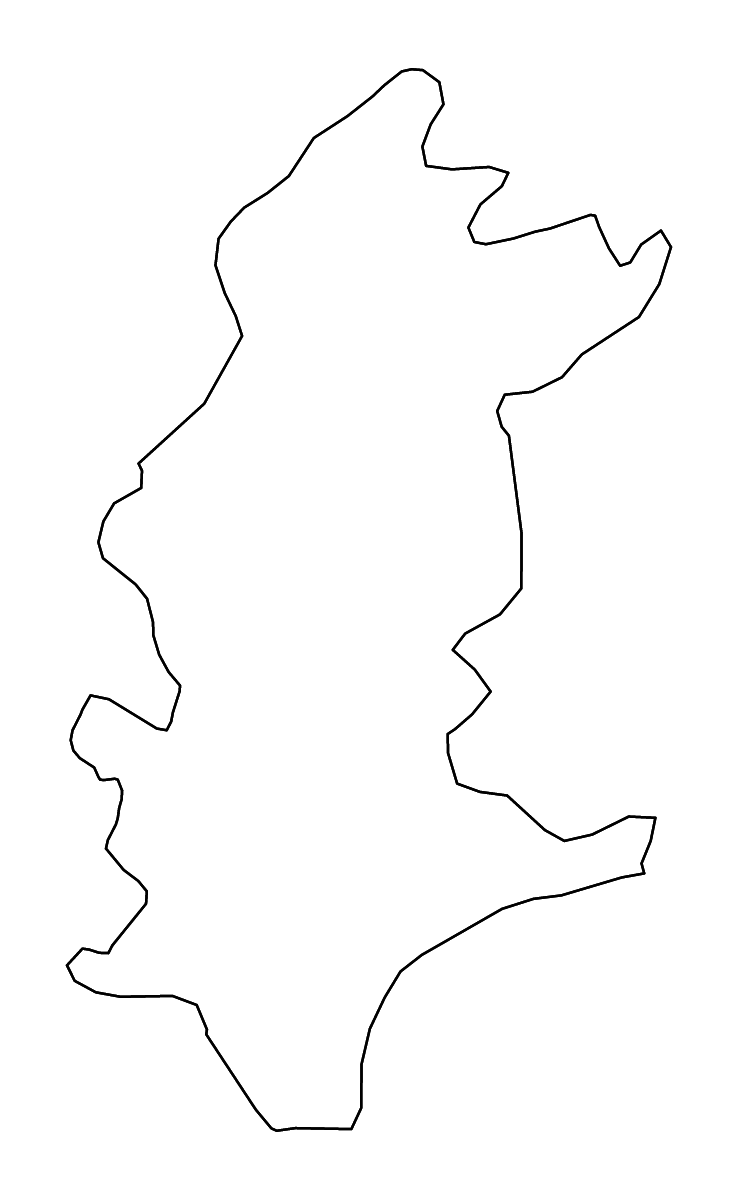 Carte de contour de Sanguié, Burkina Faso avec rivières.