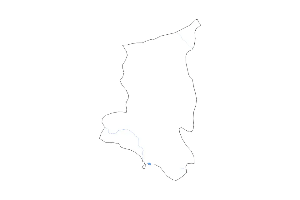 Carte de Sanmatenga, Burkina Faso de type contour, lacs et rivières pour Afrique, montrant contour, lacs et rivières avec des éléments hydrographiques comme Barrage de Ziga.
