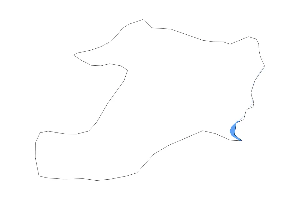 Mapa de Zondoma, Burkina Faso de tipo contorno, lagos y ríos para África, con contorno, lagos y ríos con elementos de agua como Barrage Oumarou Kanazoé.