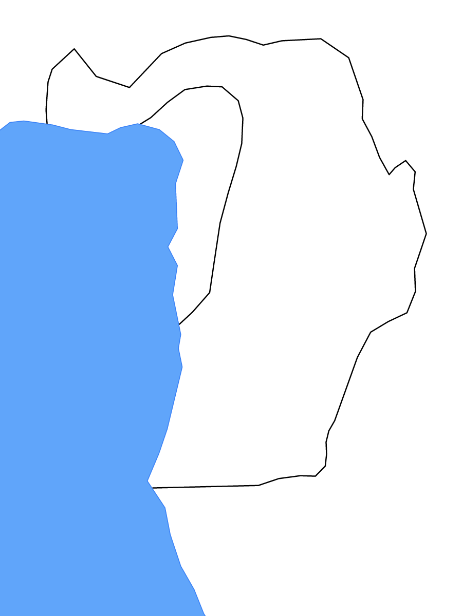 Mapa de contorno de Bujumbura Rural, Burundi con lagos y ríos.
