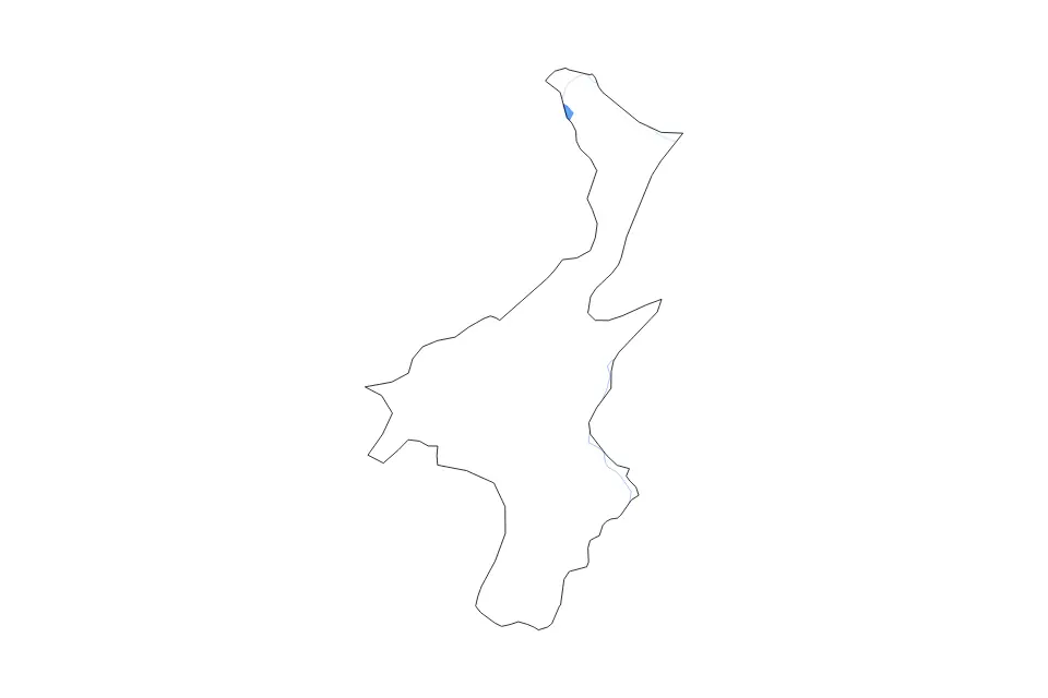 Mapa de Muyinga, Burundi de tipo contorno, lagos y ríos para África, con contorno, lagos y ríos con elementos de agua como Lake Rweru.