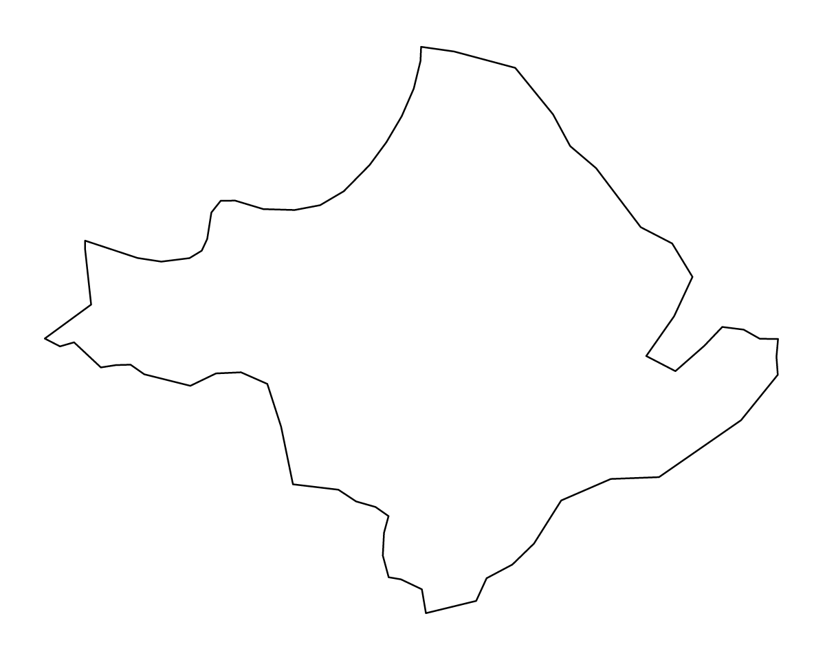 Mapa de contorno de Ngozi, Burundi.