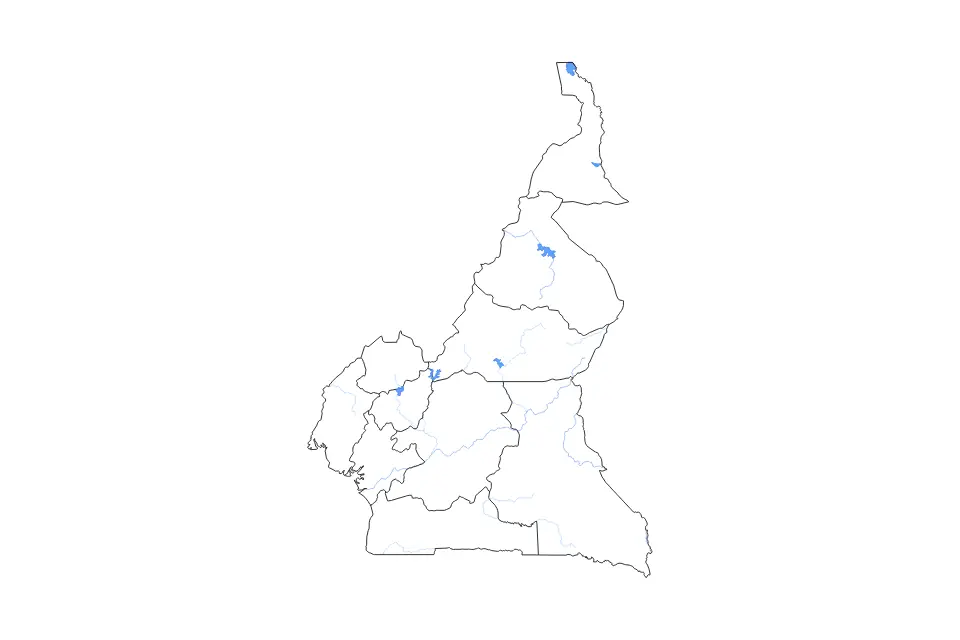 Cameroon outline map preview