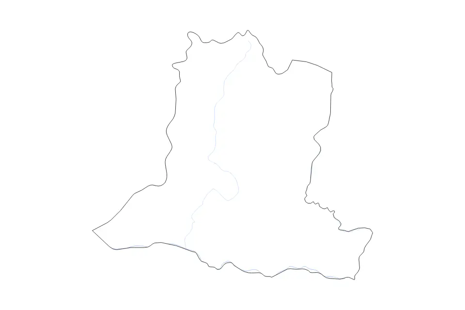 Basse-Kotto Prefecture outline map preview