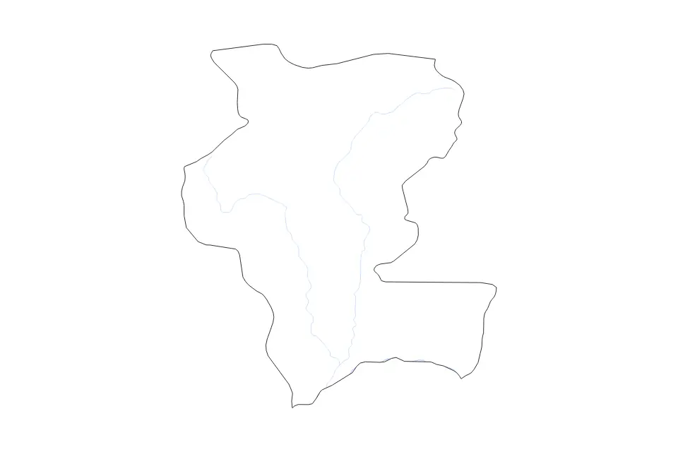 Aperçu de la carte de contour de Kémo Prefecture