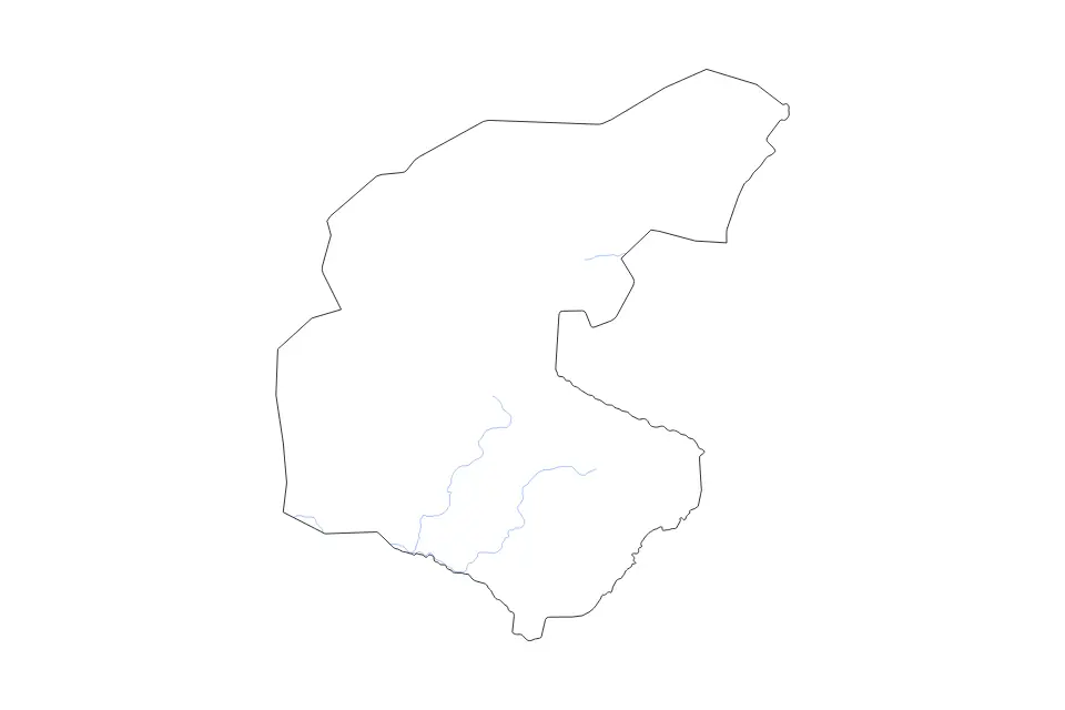 Aperçu de la carte de contour de Guéra