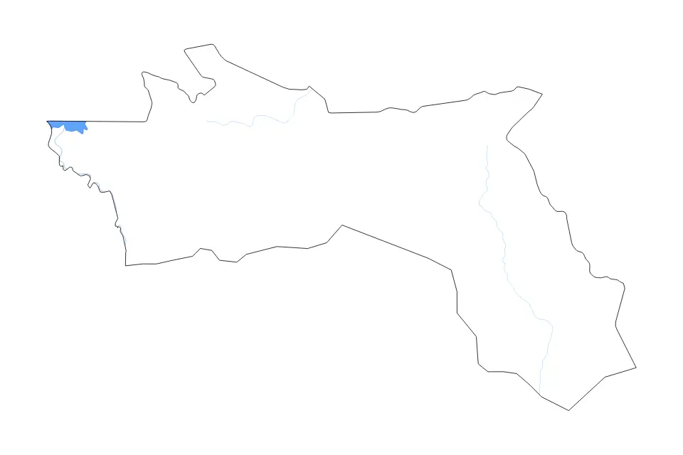 Aperçu de la carte de contour de Hadjer-Lamis
