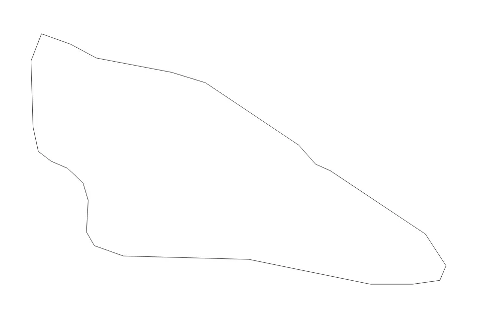Carte de Mohéli, Comoros de type contour pour Afrique, montrant contour avec des limites nettes.