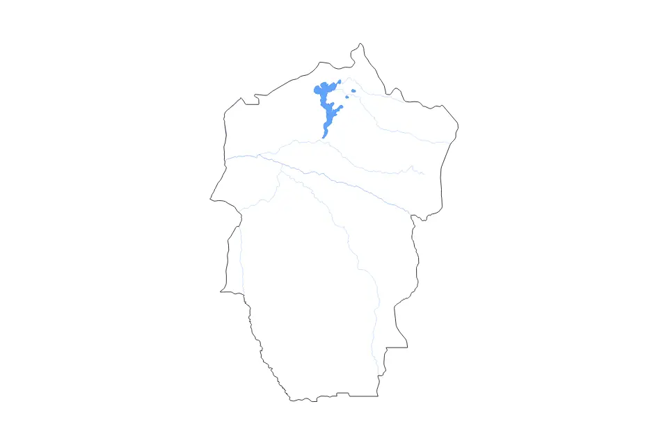 Bandundu outline map preview