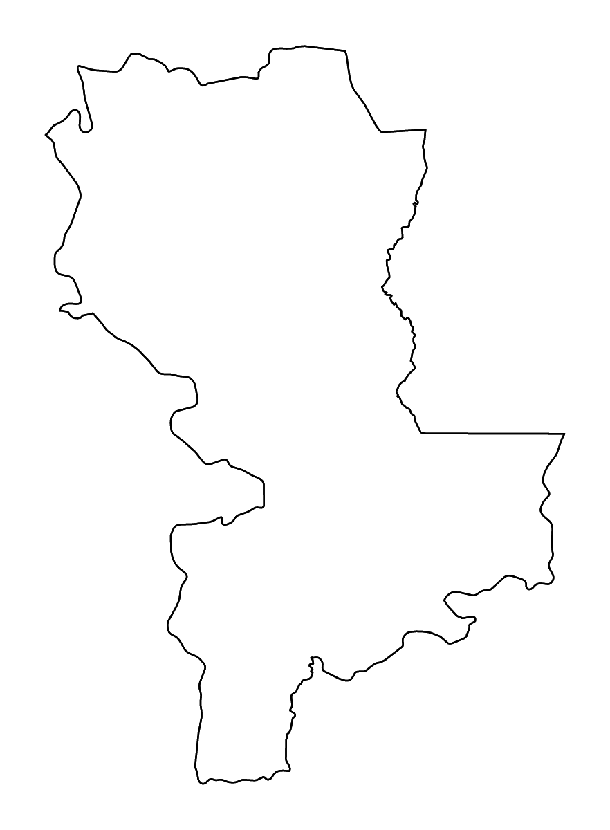 Carte de contour de Kasaï-Oriental, Democratic Republic of the Congo avec rivières.