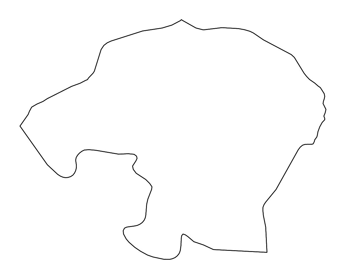 Carte de contour de Kinshasa, Democratic Republic of the Congo avec rivières.