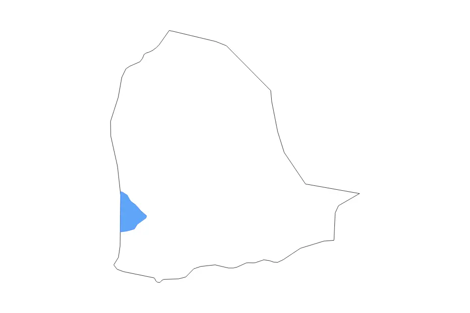 Carte de Dikhil, Djibouti de type contour et lacs pour Afrique, montrant contour et lacs avec des éléments hydrographiques comme Abẖe Bad.