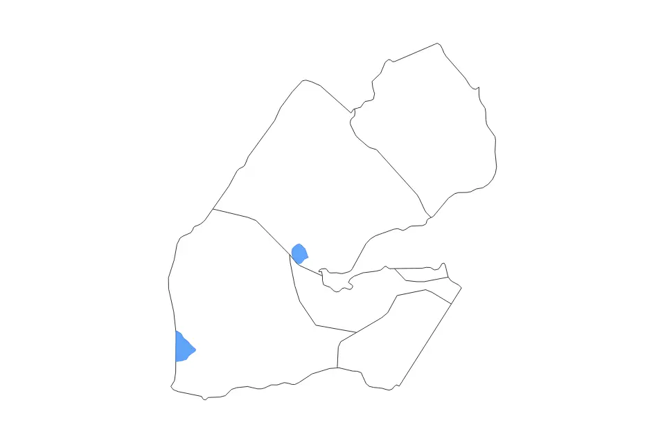 Vista previa del mapa de contorno de Djibouti