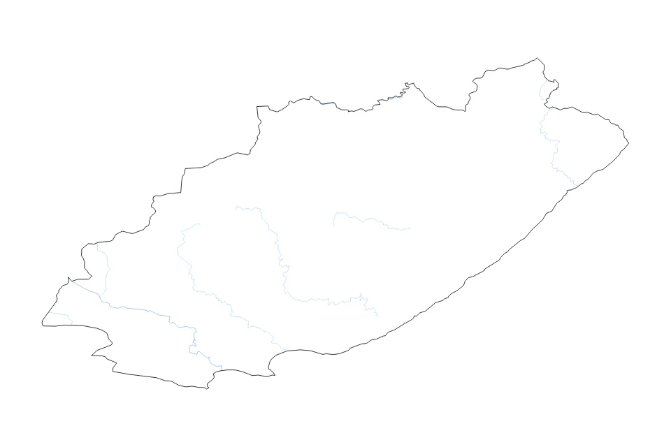 Aperçu de la carte de contour de Eastern Cape