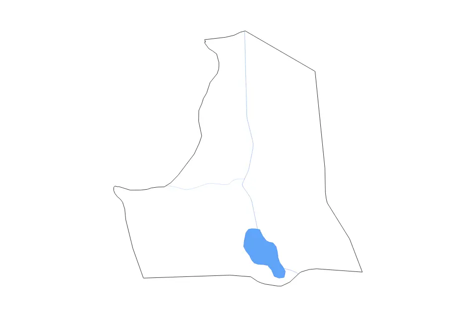 Mapa de Ismailia, Egypt de tipo contorno, lagos y ríos para África, con contorno, lagos y ríos con elementos de agua como Great Bitter Lkae.