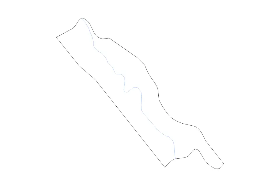 Outline map of Sohag Governorate, Egypt with subdivision borders and rivers.