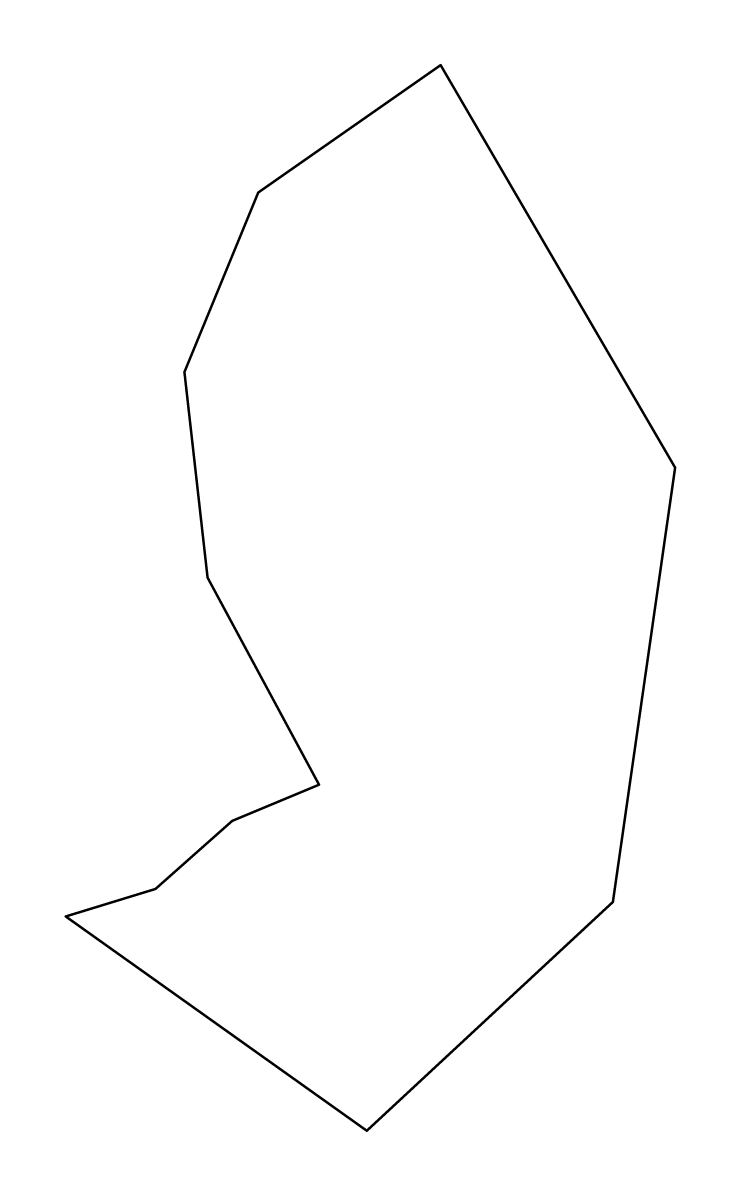 Mapa de contorno de Annobón, Equatorial Guinea.