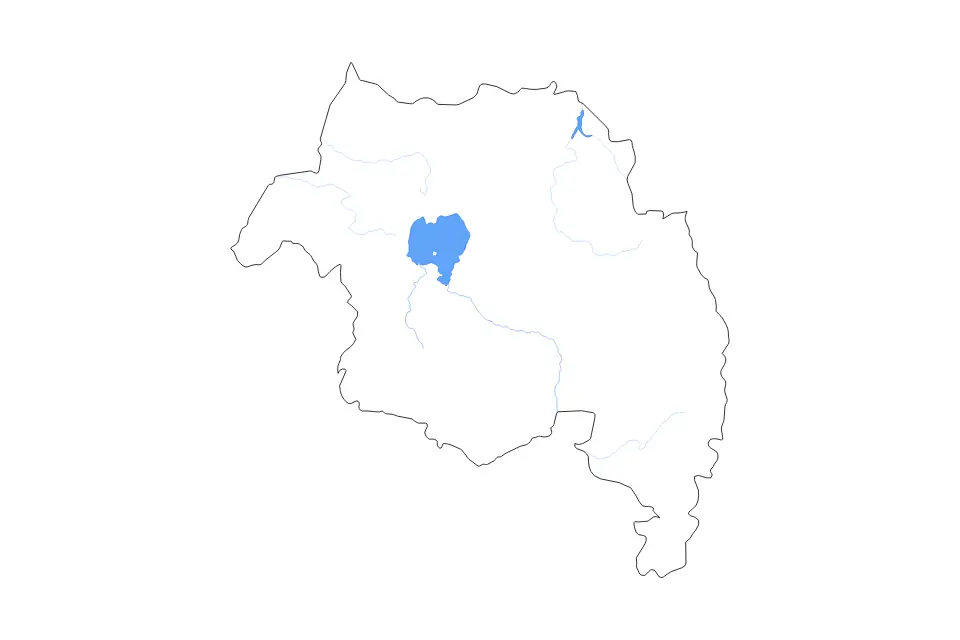 Vista previa del mapa de contorno de Amhara