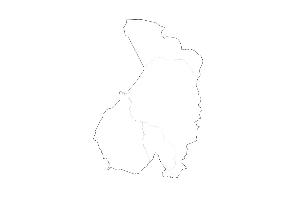 Aperçu de la carte de contour de Haut-Ogooué