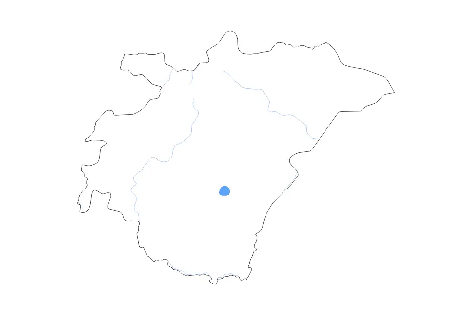 Vista previa del mapa de contorno de Ashanti